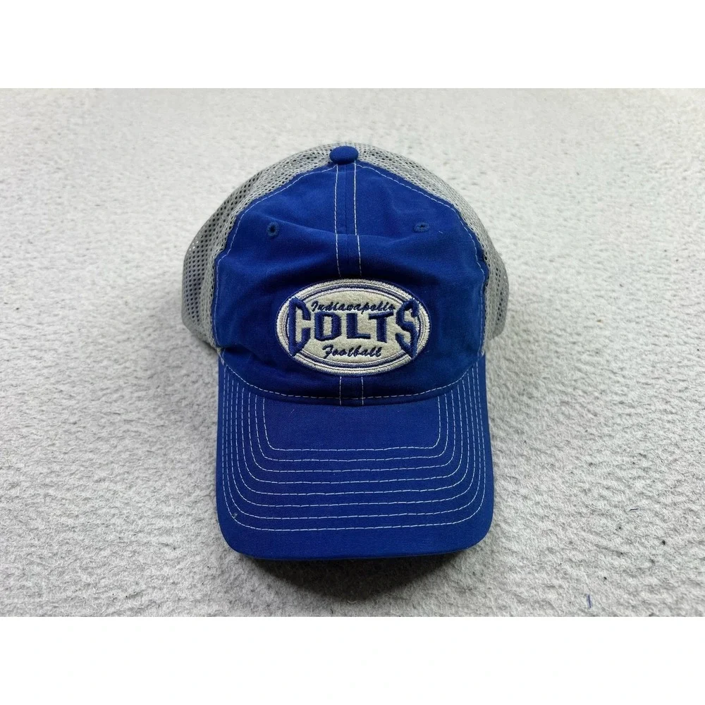 Indianapolis Colts Hat Cap Snap Back Mens One Size Blue Gray NFL Football Reebok